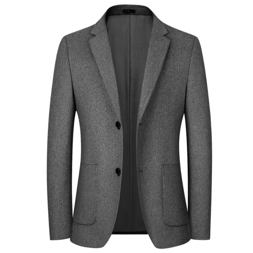 Automne Et Hiver Décontracté Court Costume En Laine Hommes Tendance Mince Petit Veste