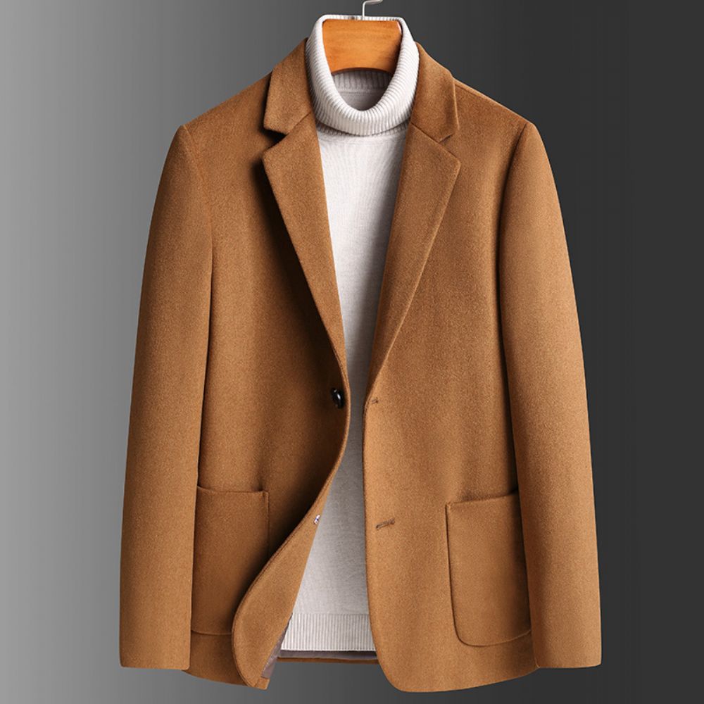 Automne Et Hiver Décontracté Court Costume En Laine Hommes Tendance Mince Petit Veste