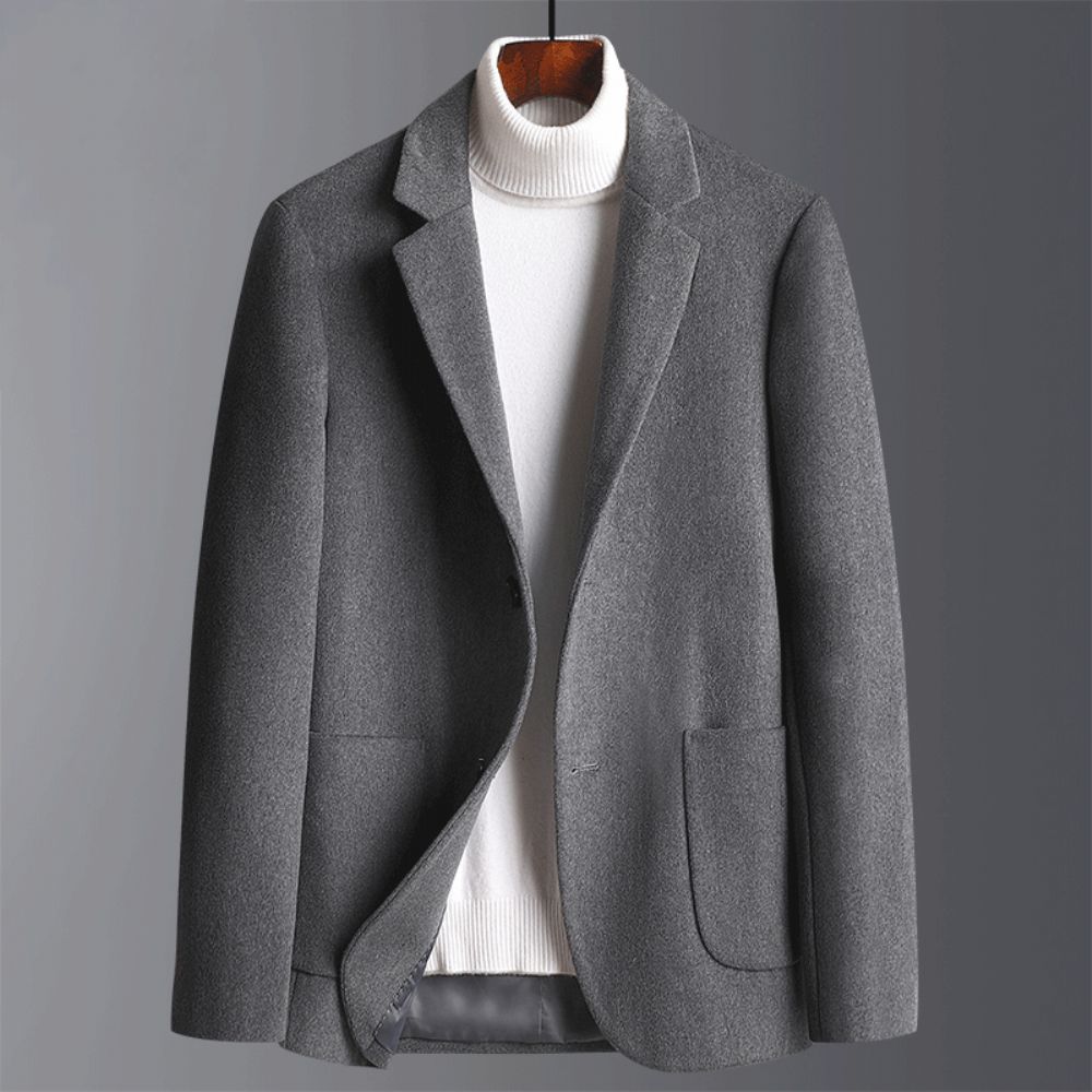 Automne Et Hiver Décontracté Court Costume En Laine Hommes Tendance Mince Petit Veste