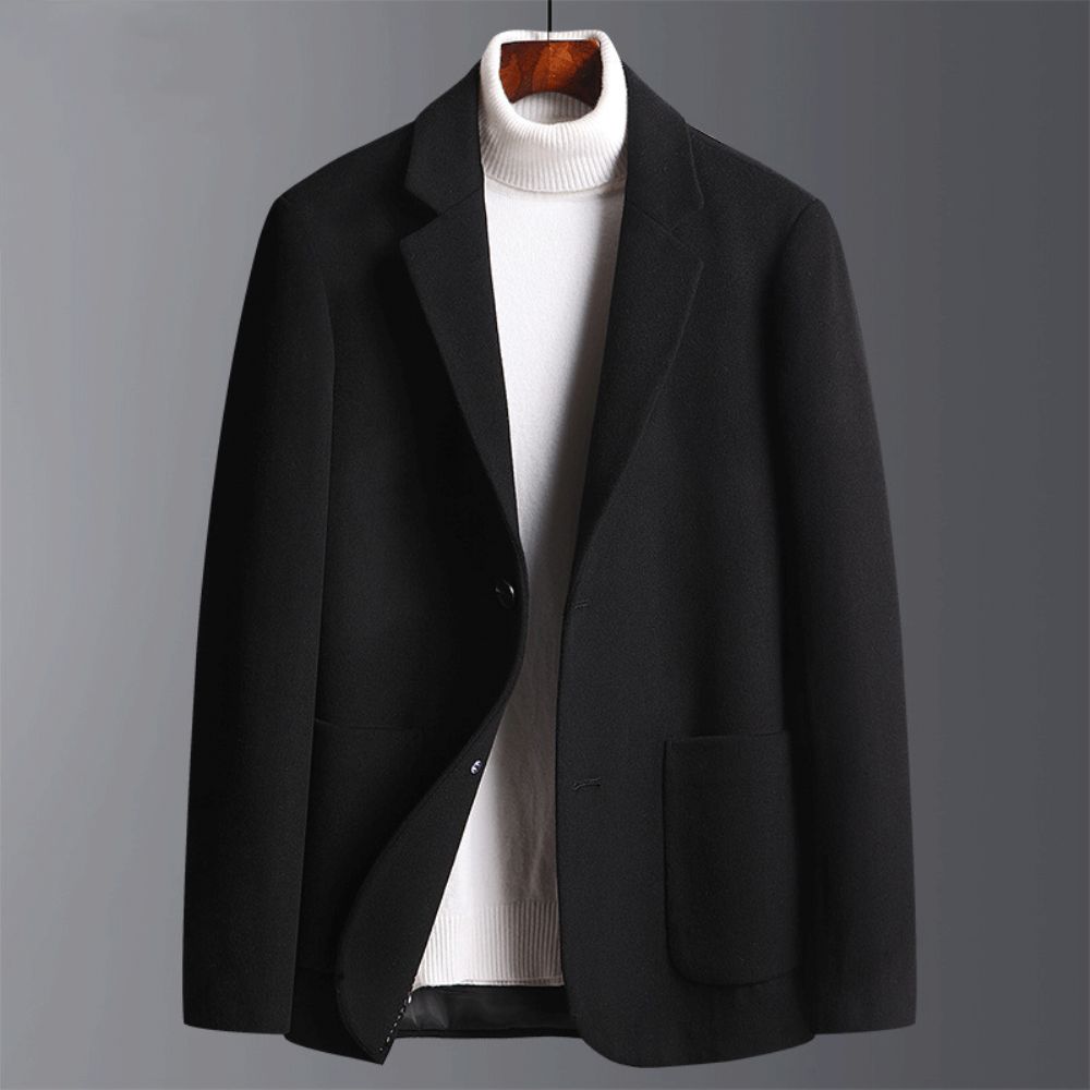 Automne Et Hiver Décontracté Court Costume En Laine Hommes Tendance Mince Petit Veste