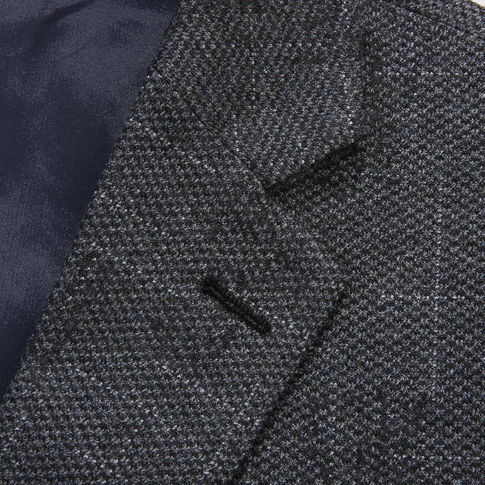 Blazer Jacquard Deux Boutons Petit Costume Décontracté Pour Homme