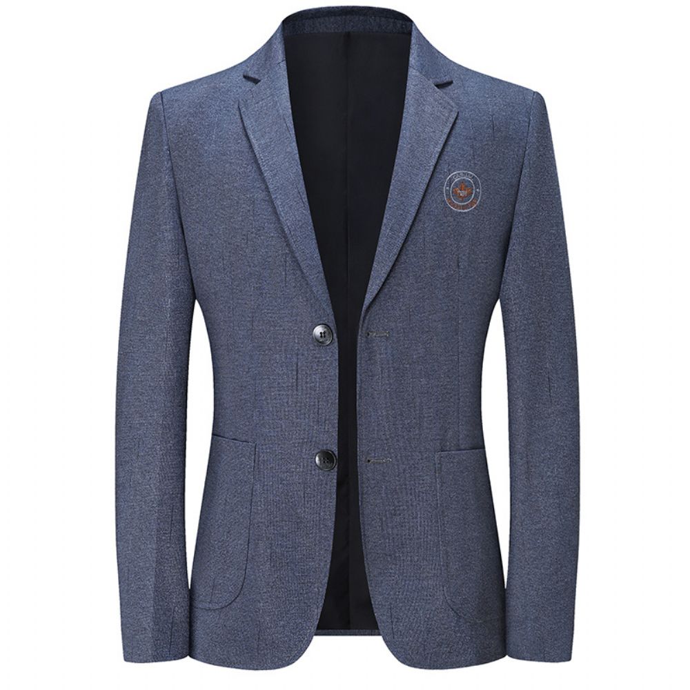 Blazer Slim Fit Sans Fer Pour Homme