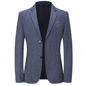 Blazer Slim Fit Sans Fer Pour Homme