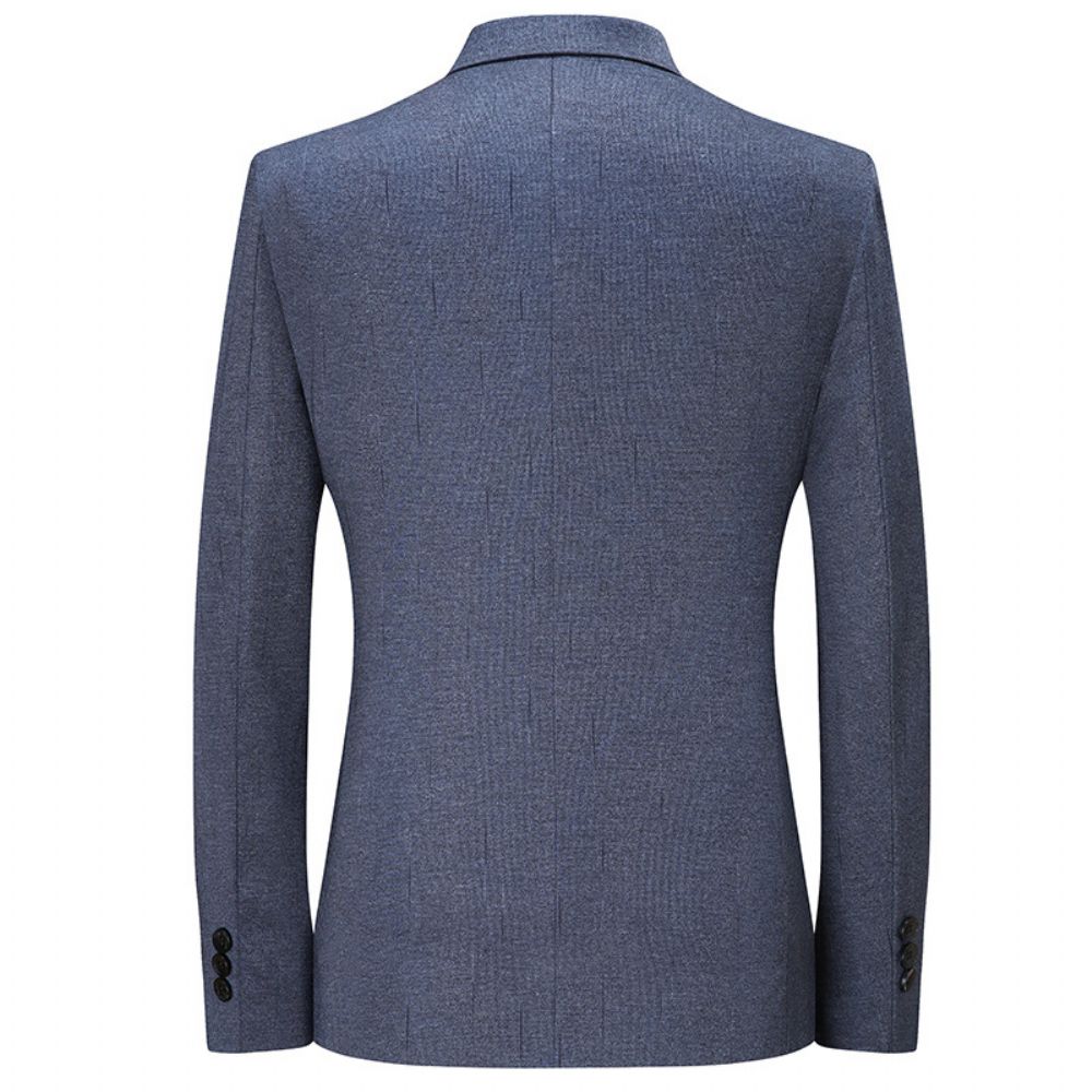 Blazer Slim Fit Sans Fer Pour Homme