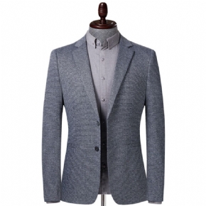 Costume Jacquard Printemps Et Automne Décontracté Pour Hommes Coupe Ajustée Petit Veste