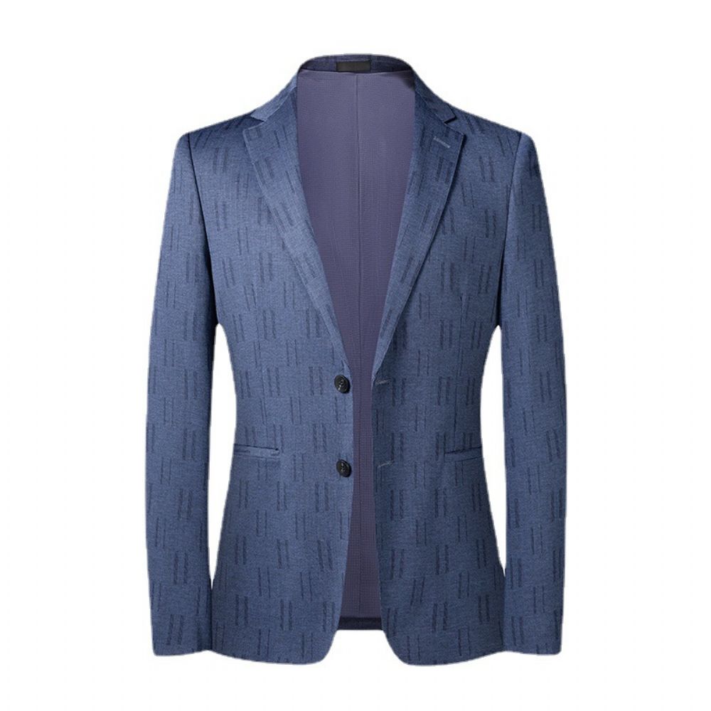 Costumes Décontractés Pour Hommes Blue Fashion Casual Beautiful Jackets Business Trend Tops Slim Men's Suits