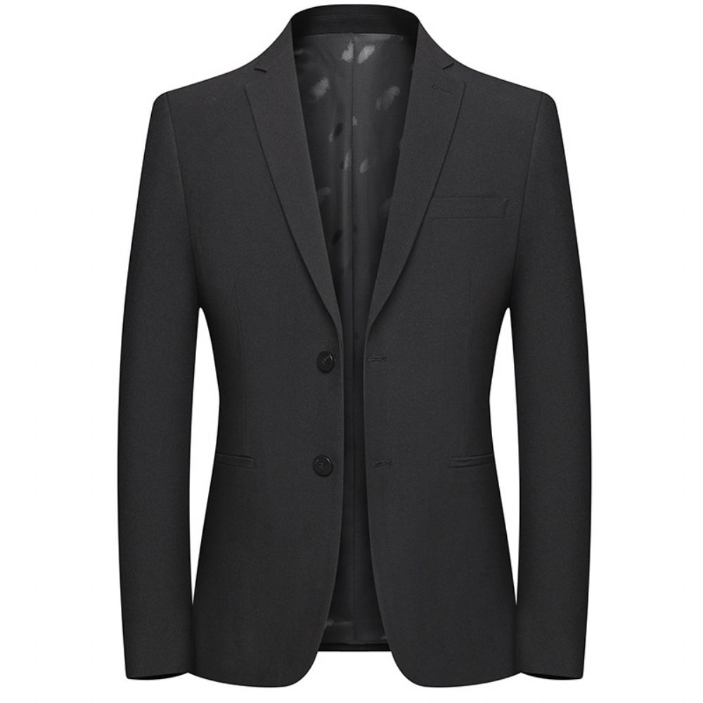 Mode Petit Costume Veste Printemps Et Automne Décontracté Pour Jeunes Hommes Mince Tenue Professionnelle Robe Mariée Noire