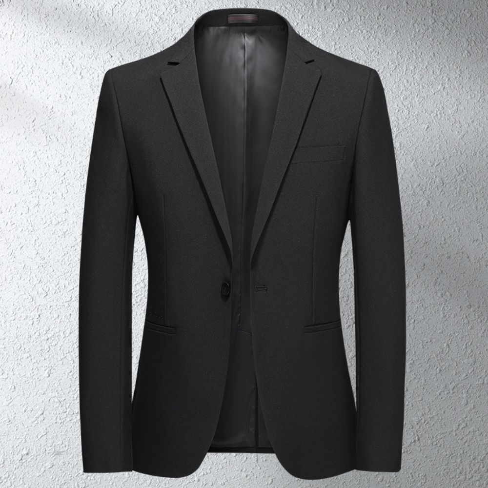 Mode Petit Costume Veste Printemps Et Automne Décontracté Pour Jeunes Hommes Mince Tenue Professionnelle Robe Mariée Noire