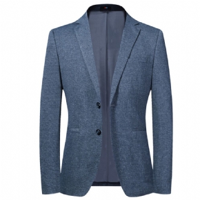 Printemps Et Automne Costume Pour Hommes Tricoté Stretch Décontracté Slim Fit Petit Veste