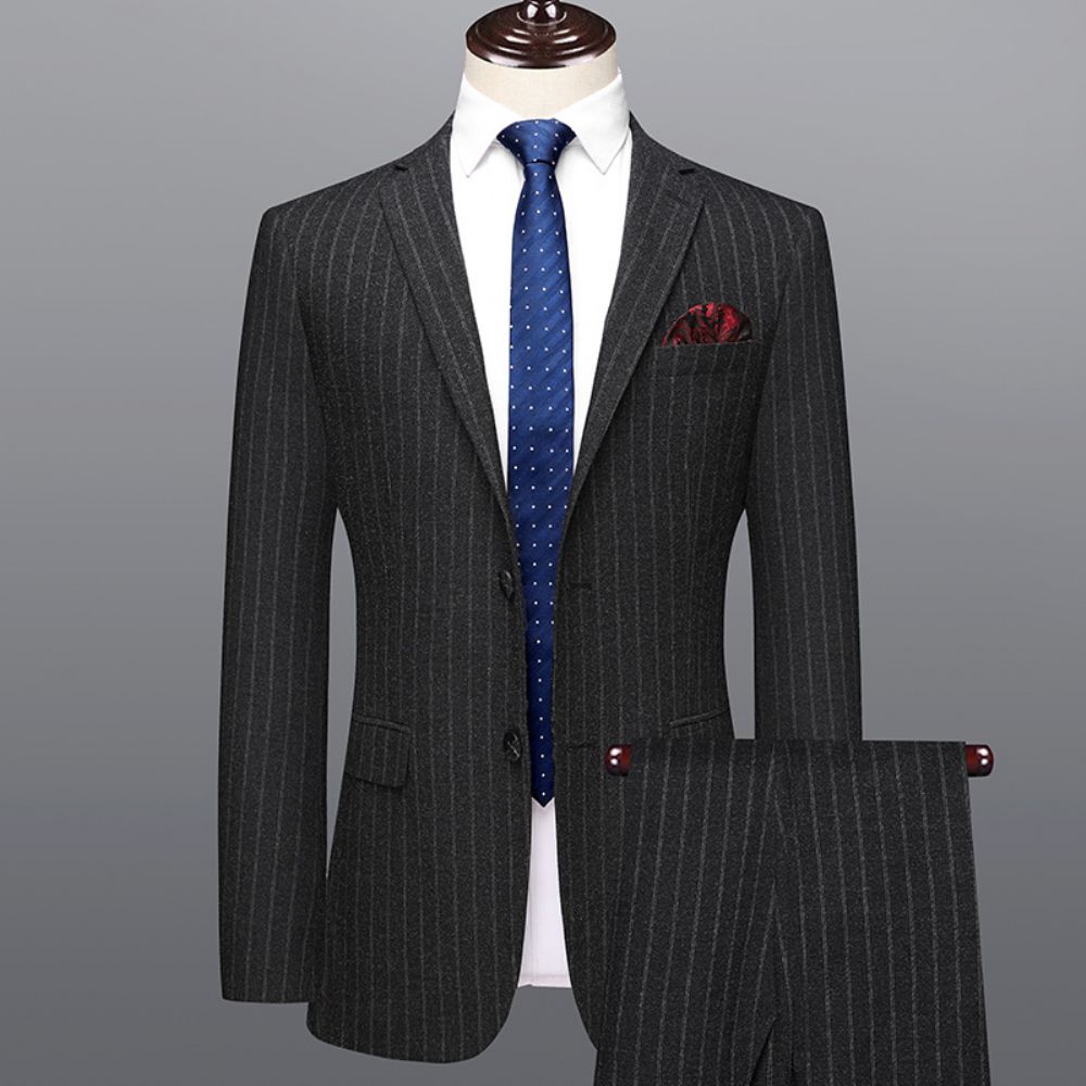 Costume En Laine Pour Hommes D'affaires Corps Mariage Professionnel