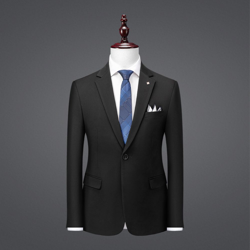 Costume Vêtements Professionnels Pour Hommes D'affaires Bleu Royal Et Femmes Même Meilleur Homme Directeur Banque Trois Pièces Occidentaux Haut Gamme