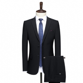 Costumes Boutique D'affaires Pour Hommes Couleur Unie Corps Mariage Professionnels