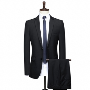 Costumes Boutique D'affaires Pour Hommes Couleur Unie Corps Mariage Professionnels