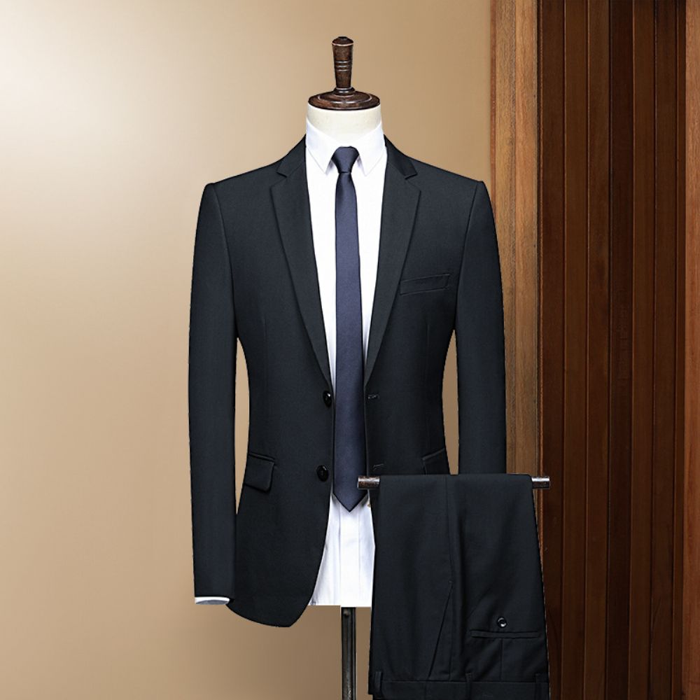 Costumes Boutique D'affaires Pour Hommes Couleur Unie Corps Mariage Professionnels