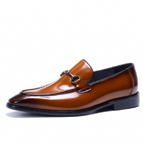 Chaussures En Cuir Décontractées Pour Hommes Habillées Couche Supérieure Vachette Semelle Souple Tendance Mariage