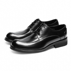 Grand Cuir Chevelu Chaussures Hommes En Respirant Affaires Britannique Grande Taille Robe Formelle Tête Ronde Peau Vache Papa