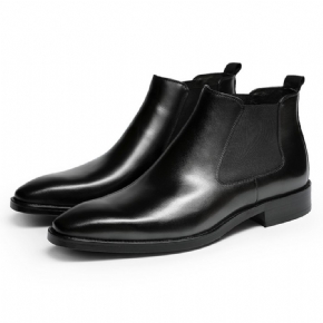 Martin Bottes Hommes Affaires En Cuir Chelsea Style Britannique 2024 Automne Et Hiver Chaudes Pour